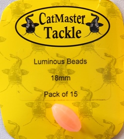 CatMaster Tackle Luminous Hard Beads 11mm x 18mm