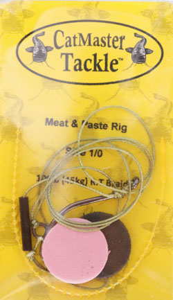 CatMaster Tackle Meat & Paste Rigs Tied with R.T Cat Braid