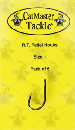 CatMaster Tackle R.T. Pellet Hooks size 1 Barbed