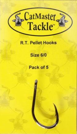 CatMaster Tackle R.T. Pellet Hooks size 6/0 Barbed