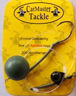 CatMaster Tackle Polyball Livebait  Rigs Green