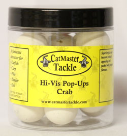 CatMaster Tackle Extreme Pop Ups White Crab 22mm