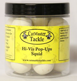 CatMaster Tackle Extreme Pop Ups White Squid 22mm