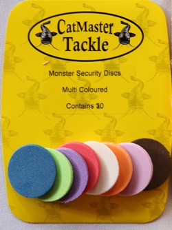 CatMaster Tackle Monster Security Discs  Mullti Coloured