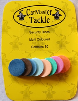 CatMaster Tackle Security Discs Mullti Coloured