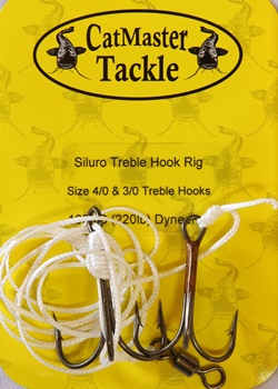 CatMaster Tackle Siluro Treble Hook Rigs