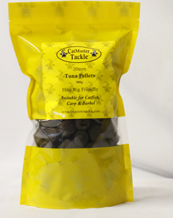 CatMaster Tackle Hair Rig Friendly 20mm TUNA Pellets 900gm Pouch